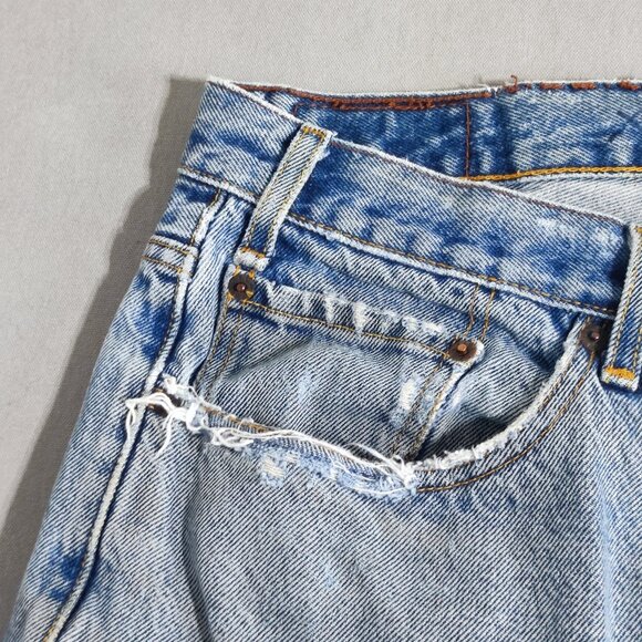 Vintage Signature by Levi's Strauss jeans men's size W38/L30 hard washed denim - Picture 8 of 15